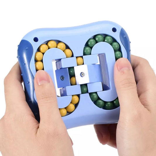 Rotating Magic Bean Fingertip Puzzle Game for Kids and Adults - Educational Montessori Toy