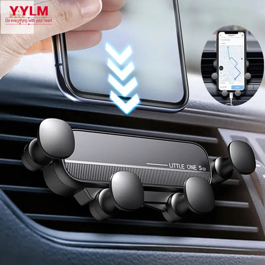 Gravity Car Phone Holder, Air Vent Mount, Universal GPS Stand for iPhone and Xiaomi Phones