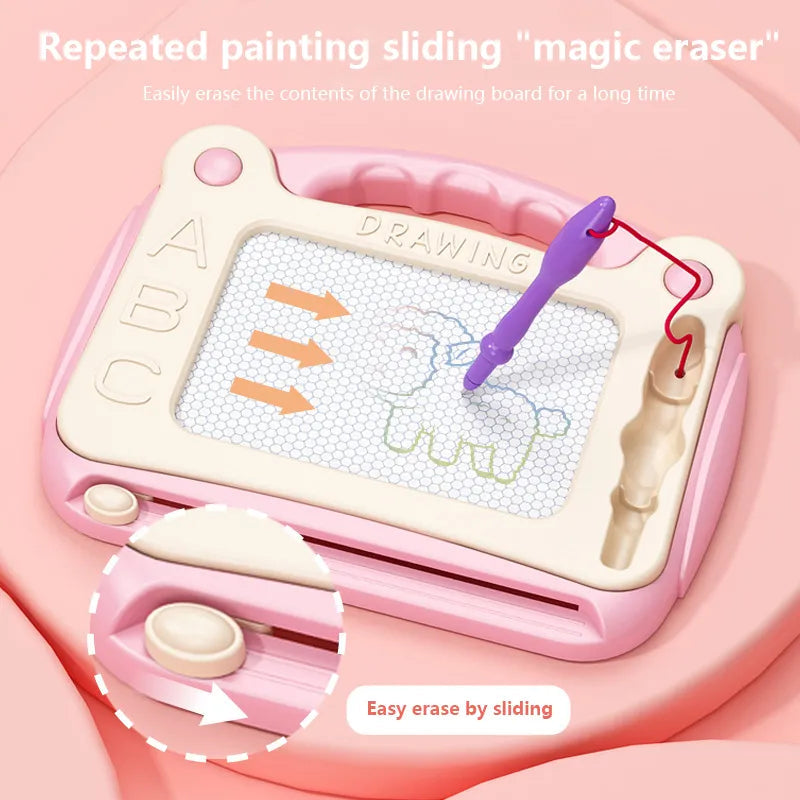 Children's Magnetic Drawing Board: Colorful Graffiti Art Board, Educational Toy, Drawing Tool Gift for Kids