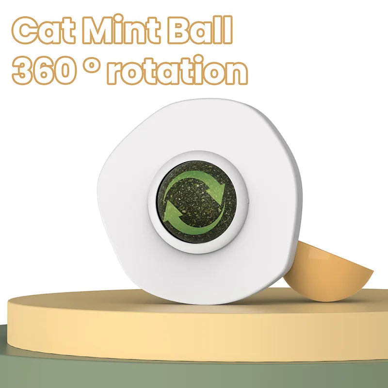 Cat Toy Catnip Cats Licking 360 Degree Rotating Toys Ball Cleans Mouth Promotes Digestion Kitten Accessories Pet Supplies