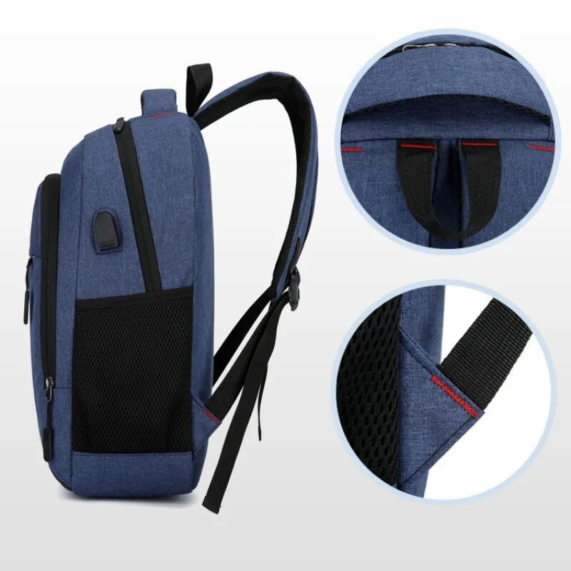 Men's Backpack Large Capacity Simple Fashion Travel Female Student Computer Bag