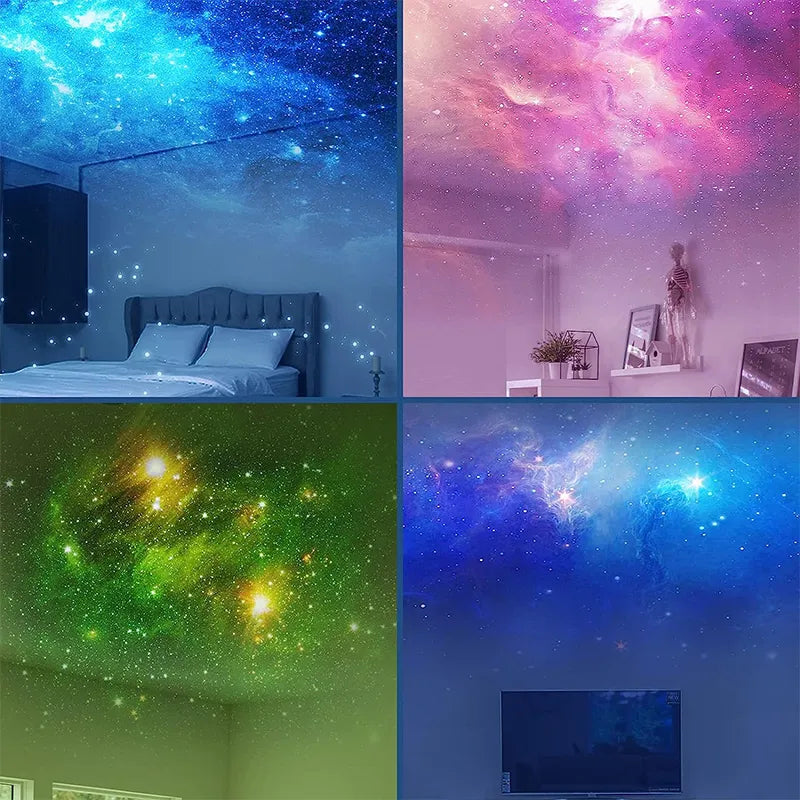 Galaxy Star Projector LED Night Light, Astronaut Design, for Bedroom Home Decor, Children's Gifts