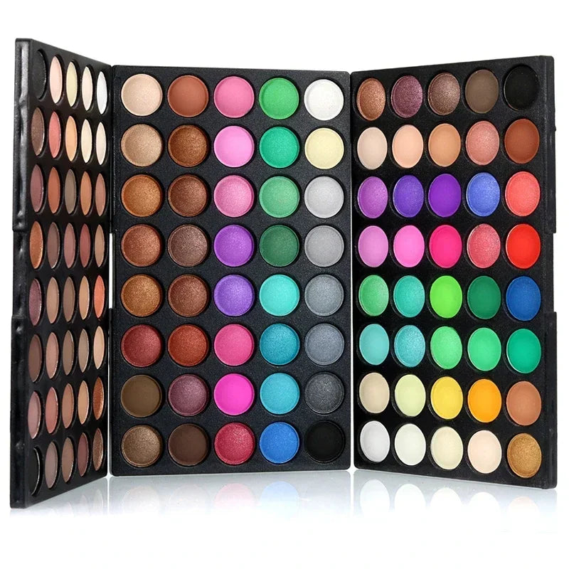 120 Colors Gliltter Eyeshadow Palette Matte Eye Shadow Pallete Shimmer Shine Nude Make Up Palette Set Kit Cosmetic Women