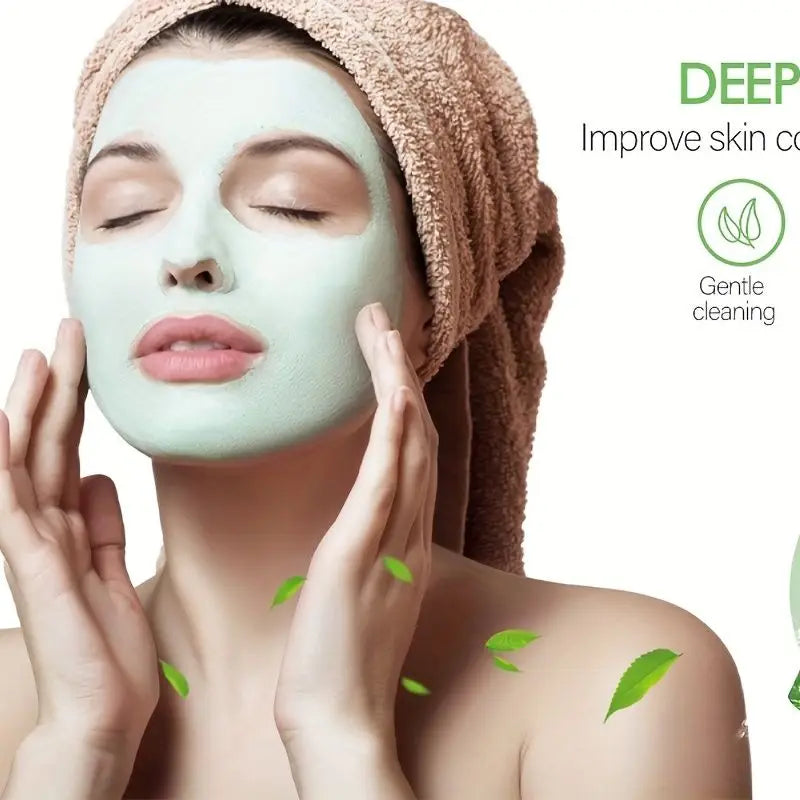 Green Tea Mask Stick Remove Blackheads Acne Deep Cleansing Purifying Clay Mask Oil Control Solid Mask Moisturizing Skin Care