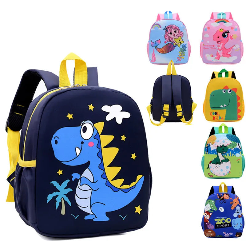 Cute Cartoon Kids SchoolBags Trendy Waterproof Backpack Waterproof Kindergarten Primary School Bookbag Student Backpack