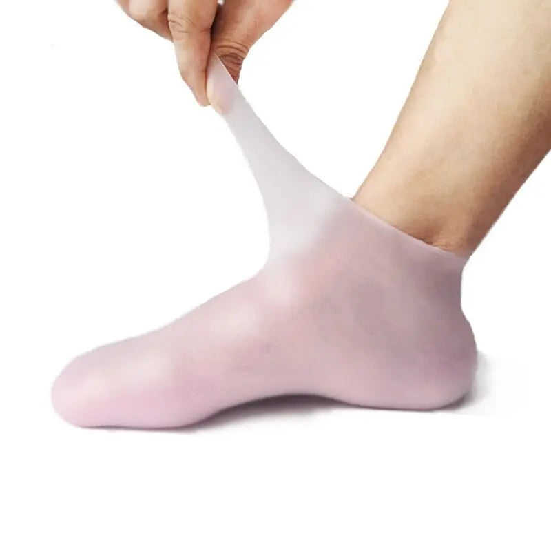 2Pcs Silicone Gel Moisturizing Socks for Foot Care