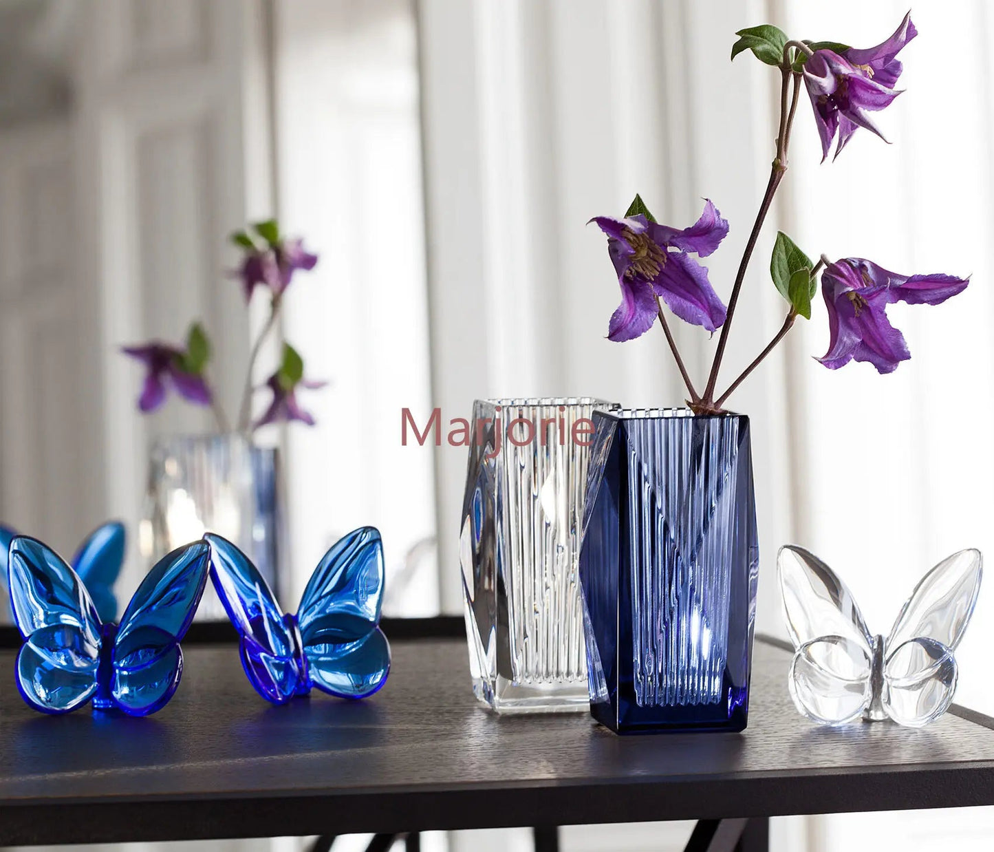 Colored Glaze Crystal Butterfly Ornaments Home Decoration Crafts Holiday Party Gifts Mariposas Decorativas Decors Room Aesthetic