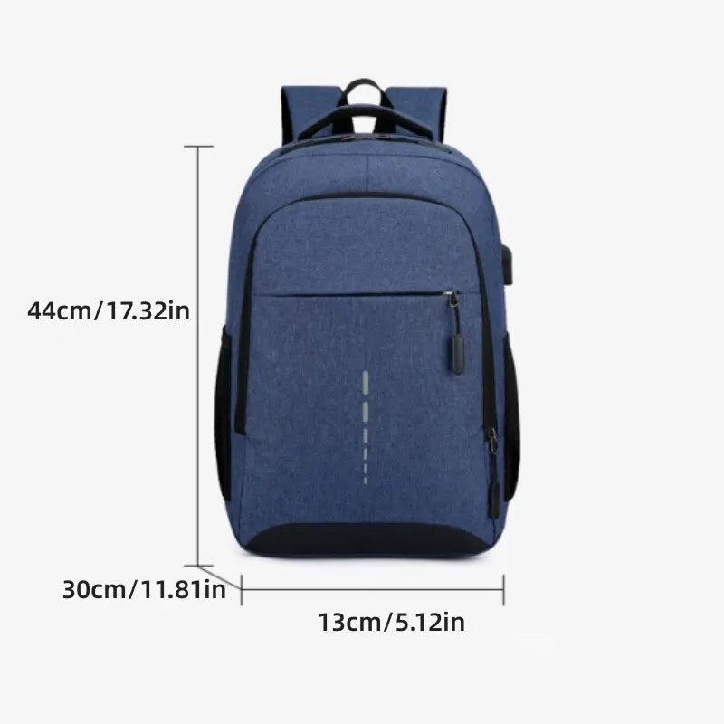 Men's Backpack Large Capacity Simple Fashion Travel Female Student Computer Bag