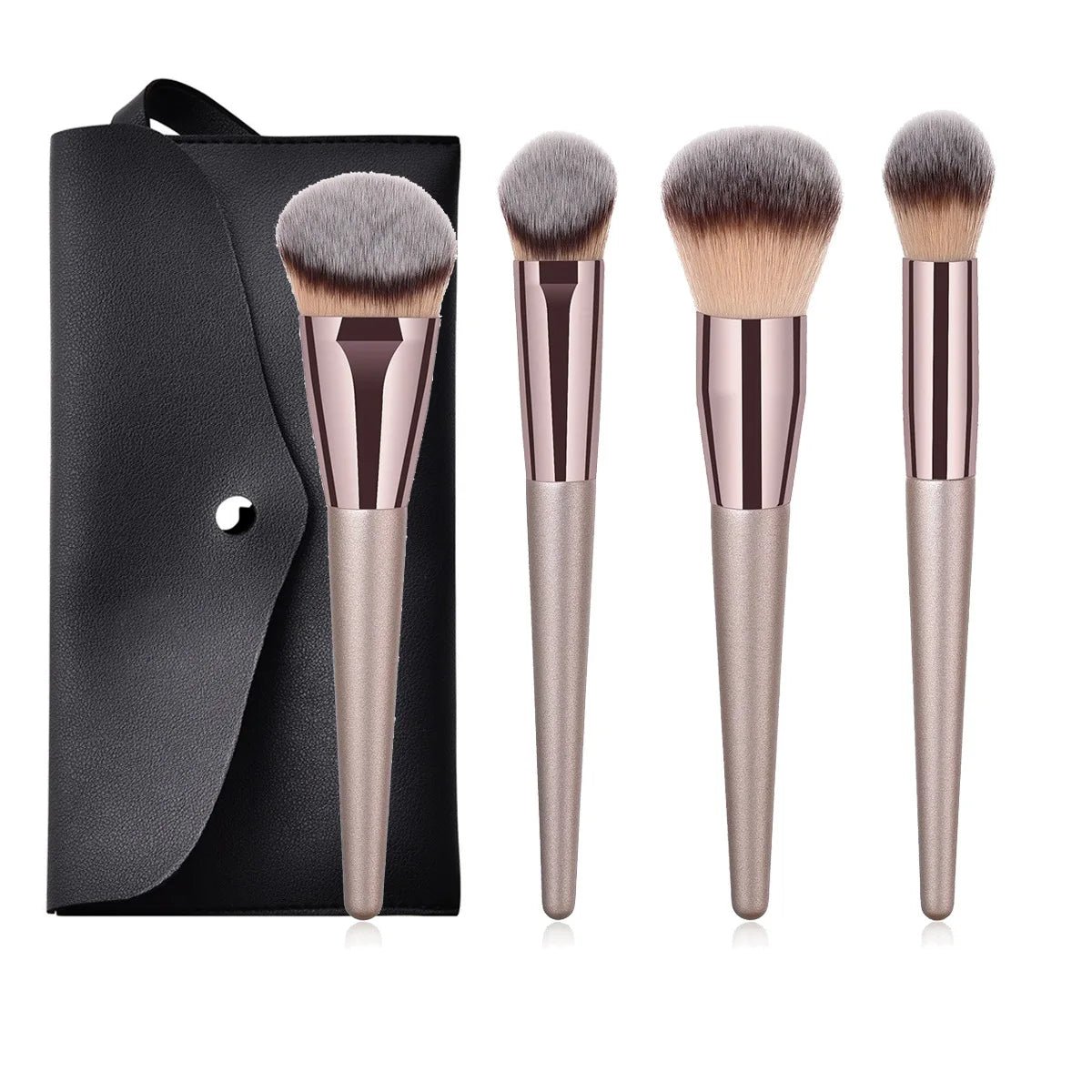 Hot Champagne Makeup Brushes Set for Women Cosmetic Foundation Powder Blush Eyeshadow Kabuki Blending Make Up Brush Beauty Tools - Etawia Products