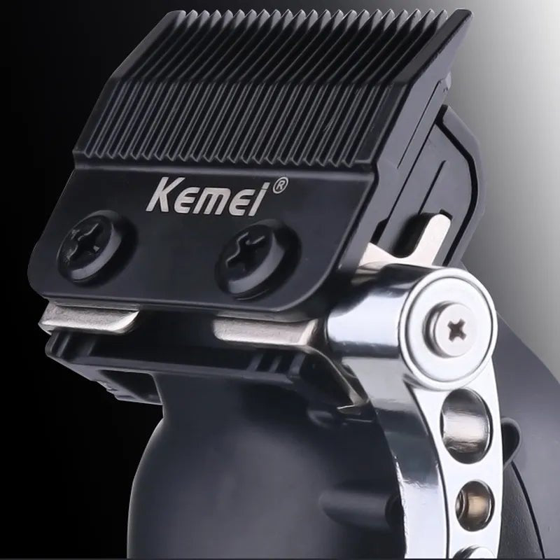 Kemei Professional Hair Clipper For Men Adjustable Cordless Electric Hair Trimmer Rechargeable Hair Cutting Machine Lithium - Etawia Products