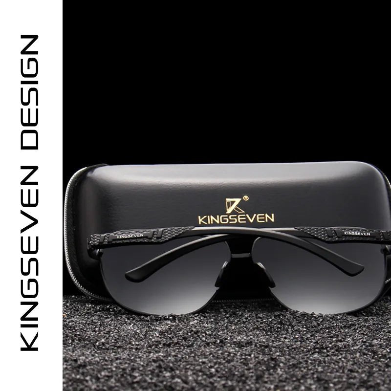 KINGSEVEN - Aluminum Polarized Sunglasses - UV400 Mirror Sun Glasses for Men and Women - Oculos de Sol - Etawia Products