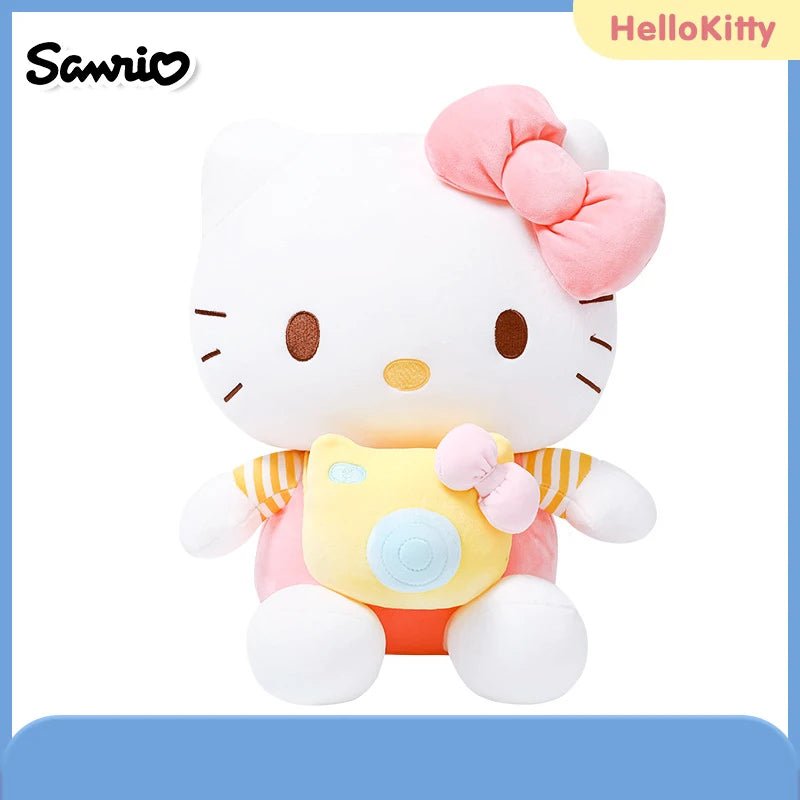 Sanrio Hello Kitty Anime Cartoon Cute Stuffed Toys Plushier Soft Pillow Birthday Gifts For Girls Kawaii Pendant Plush Dolls - Etawia Products