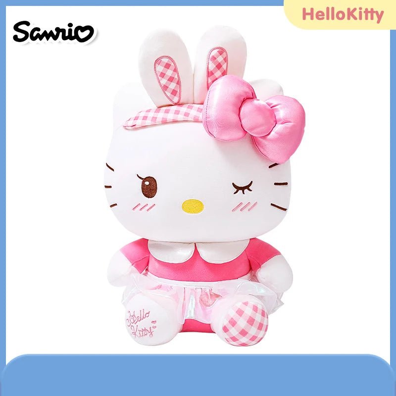 Sanrio Hello Kitty Anime Cartoon Cute Stuffed Toys Plushier Soft Pillow Birthday Gifts For Girls Kawaii Pendant Plush Dolls - Etawia Products