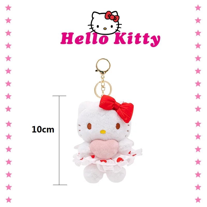 Sanrio Hello Kitty Anime Cartoon Cute Stuffed Toys Plushier Soft Pillow Birthday Gifts For Girls Kawaii Pendant Plush Dolls - Etawia Products