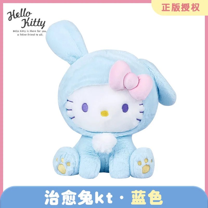 Sanrio Hello Kitty Anime Cartoon Cute Stuffed Toys Plushier Soft Pillow Birthday Gifts For Girls Kawaii Pendant Plush Dolls - Etawia Products