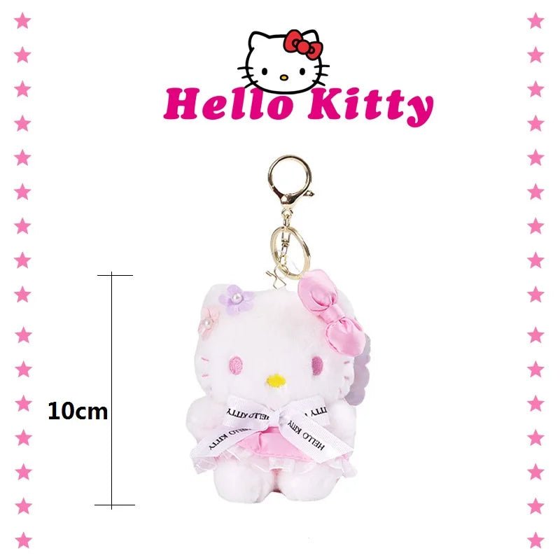 Sanrio Hello Kitty Anime Cartoon Cute Stuffed Toys Plushier Soft Pillow Birthday Gifts For Girls Kawaii Pendant Plush Dolls - Etawia Products