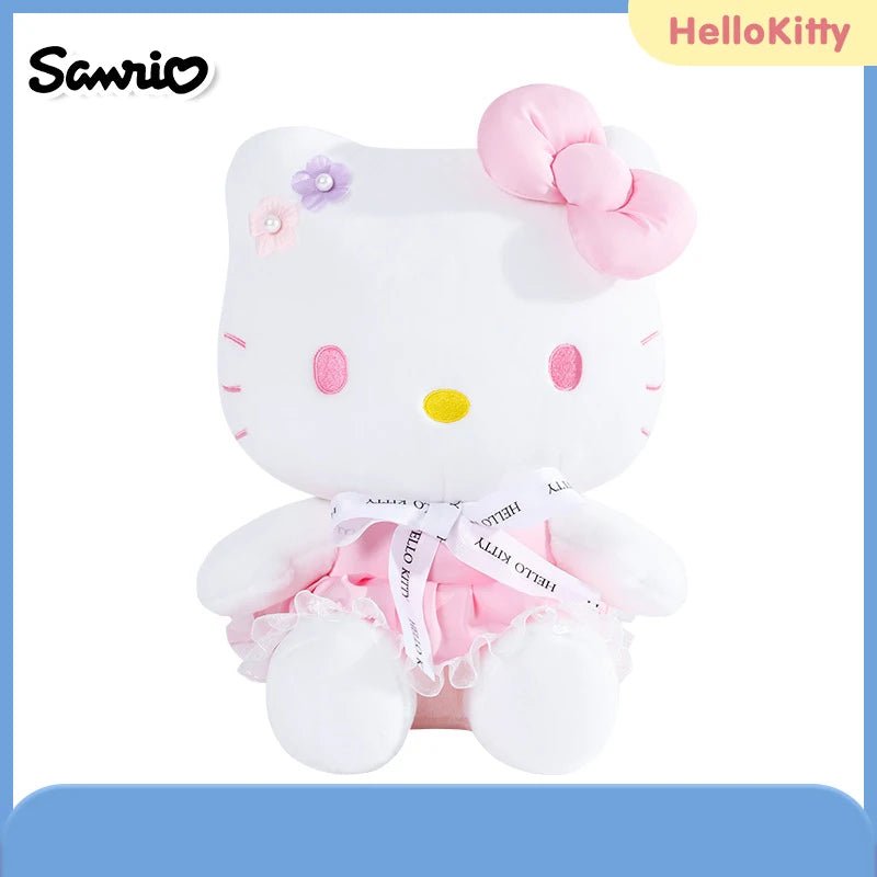 Sanrio Hello Kitty Anime Cartoon Cute Stuffed Toys Plushier Soft Pillow Birthday Gifts For Girls Kawaii Pendant Plush Dolls - Etawia Products