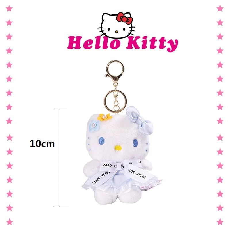 Sanrio Hello Kitty Anime Cartoon Cute Stuffed Toys Plushier Soft Pillow Birthday Gifts For Girls Kawaii Pendant Plush Dolls - Etawia Products