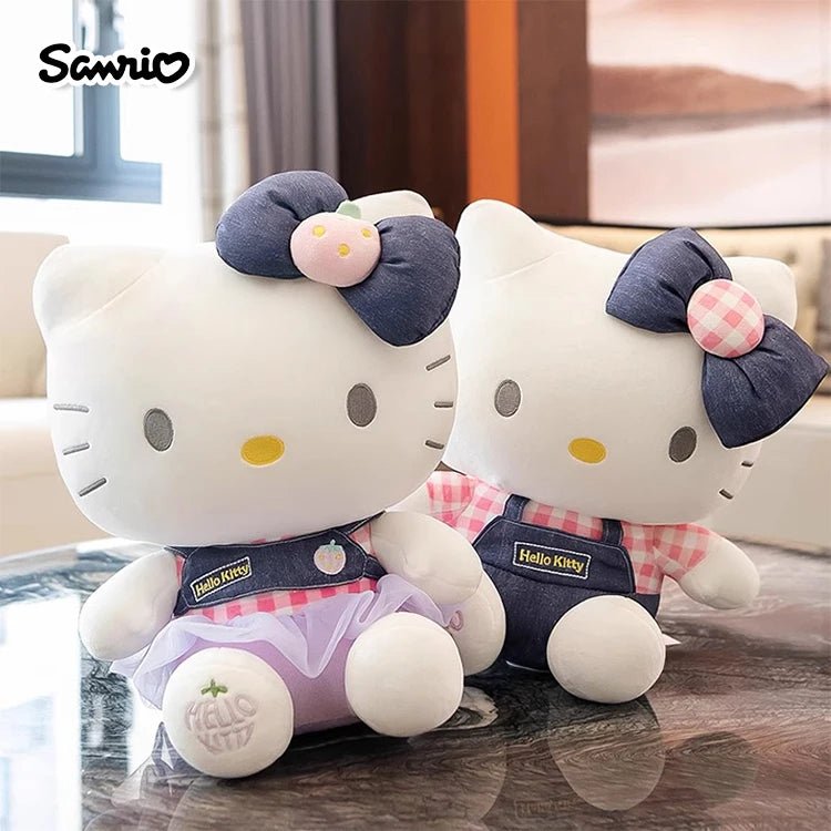 Sanrio Hello Kitty Anime Cartoon Cute Stuffed Toys Plushier Soft Pillow Birthday Gifts For Girls Kawaii Pendant Plush Dolls - Etawia Products