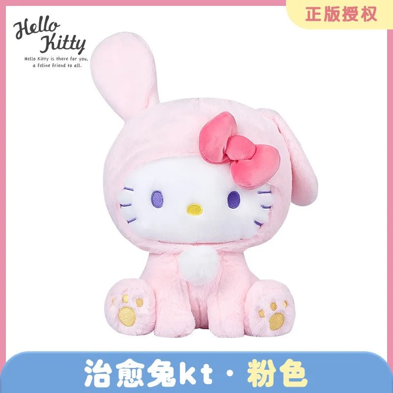 Sanrio Hello Kitty Anime Cartoon Cute Stuffed Toys Plushier Soft Pillow Birthday Gifts For Girls Kawaii Pendant Plush Dolls - Etawia Products