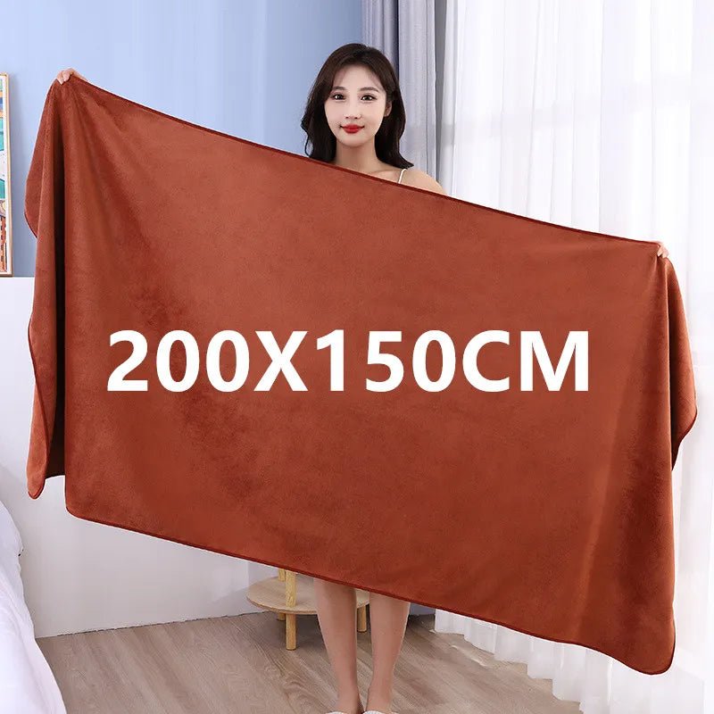 Thickened Large Microfiber Bath Towel-Super absorbent and quick-drying multi-purpose microfiber towel - Etawia Products