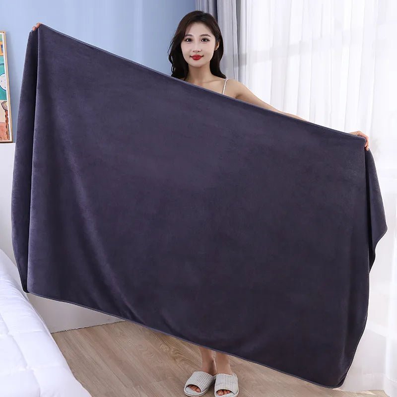 Thickened Large Microfiber Bath Towel-Super absorbent and quick-drying multi-purpose microfiber towel - Etawia Products