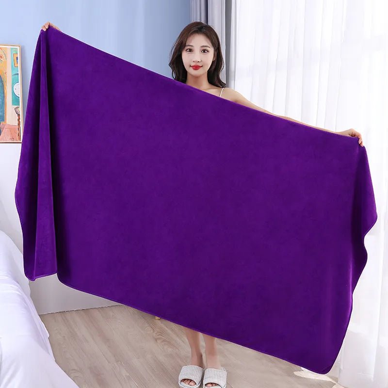 Thickened Large Microfiber Bath Towel-Super absorbent and quick-drying multi-purpose microfiber towel - Etawia Products