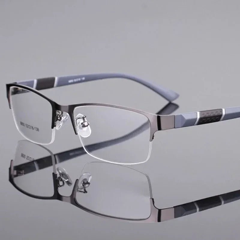 TR90 Reading Glasses for Men Anti-blue Light Presbyopia Eyeglasses Men's Business Half Frame Far Sight Eyewear Diopter 0 To +4.0 - Etawia Products