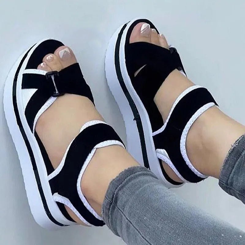 Women Sandals Lightweight Heels Sandals Summer Shoes For Women Wedge Sandal With Platform Sandalias Mujer Summer Footwear Female - Etawia Products