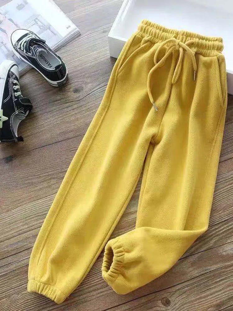 Women Winter Warm Leggings Thick Trousers Warm Fleece Plus Size Long Thicken Pants Fashion Casual Soild Color Leggings - Etawia Products