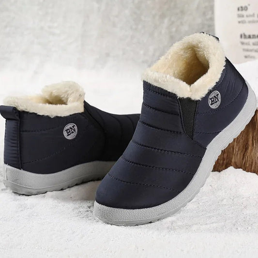 Women's Boots Warm Fur Winter Boots For Women Waterproof Snow Boots Ankle Botas Mujer 2023 Winter Shoes Women Winter Footwear - Etawia Products