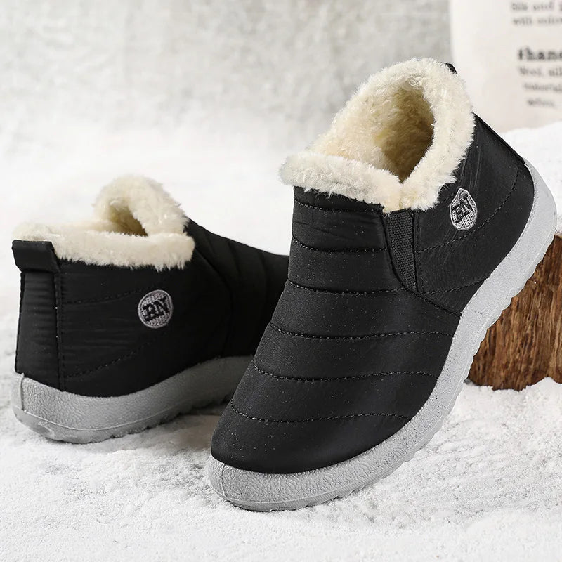 Women's Boots Warm Fur Winter Boots For Women Waterproof Snow Boots Ankle Botas Mujer 2023 Winter Shoes Women Winter Footwear - Etawia Products