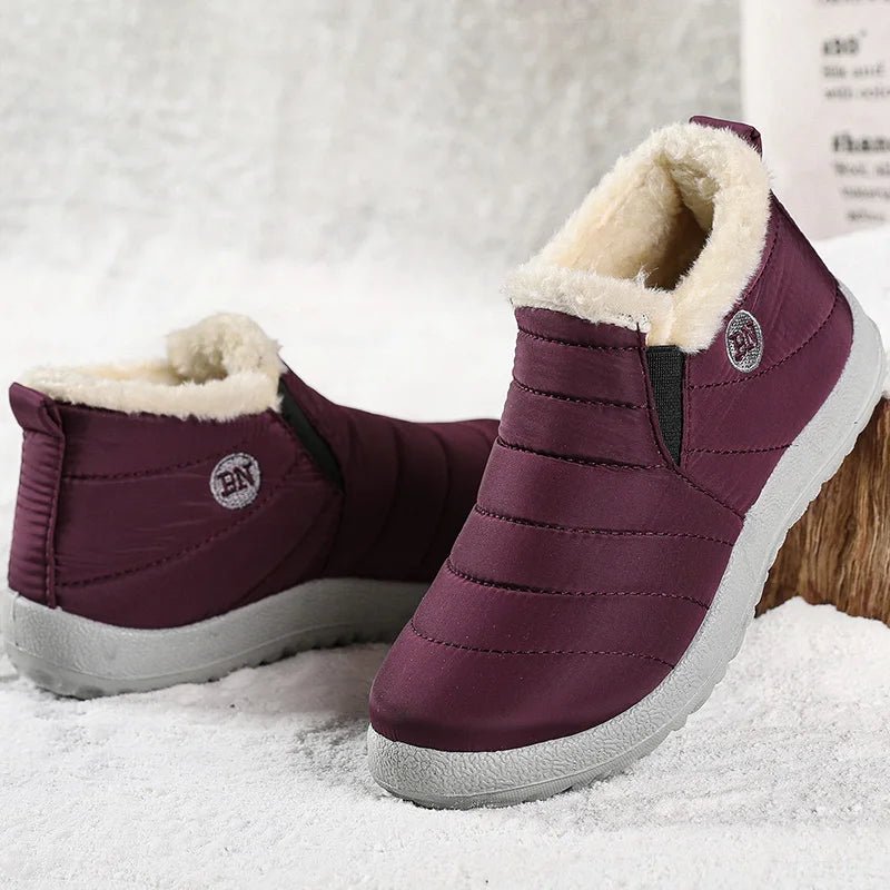 Women's Boots Warm Fur Winter Boots For Women Waterproof Snow Boots Ankle Botas Mujer 2023 Winter Shoes Women Winter Footwear - Etawia Products