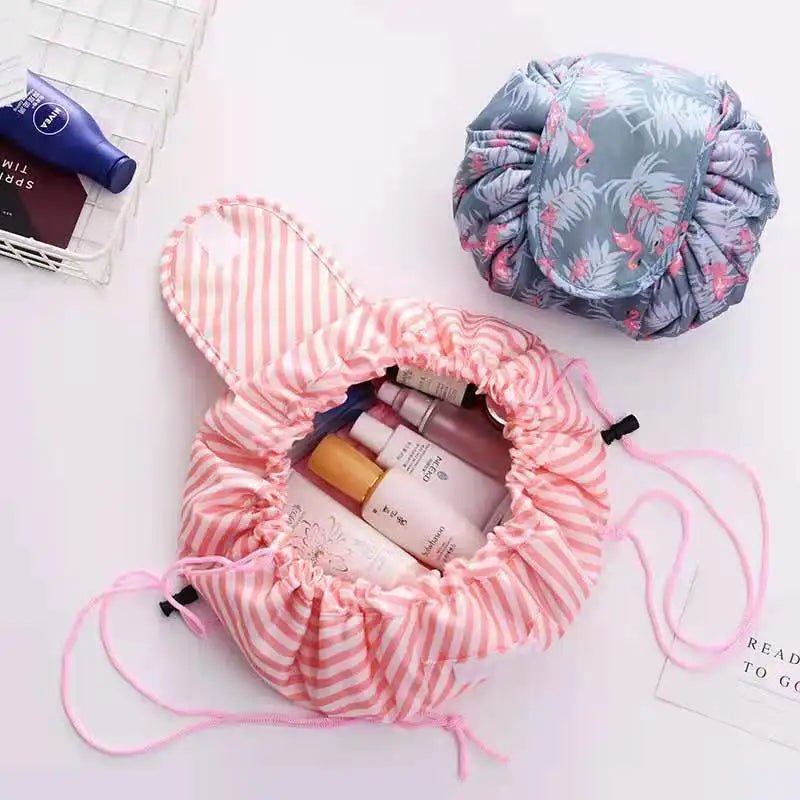 Women's Portable Waterproof Makeup Organizer with Drawstring Closure - Etawia Products