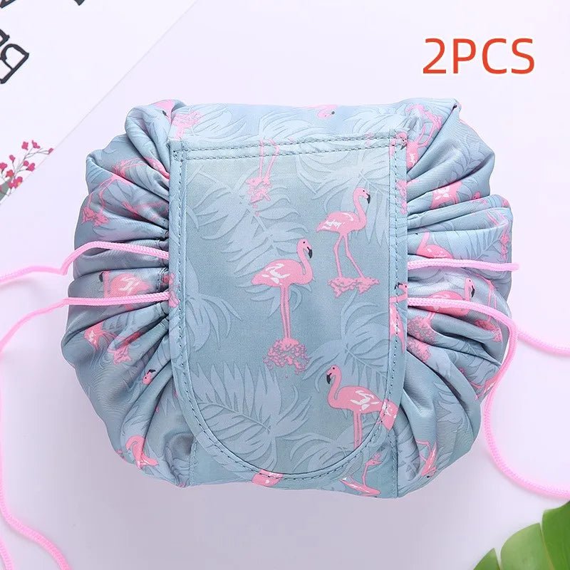 Women's Portable Waterproof Makeup Organizer with Drawstring Closure - Etawia Products