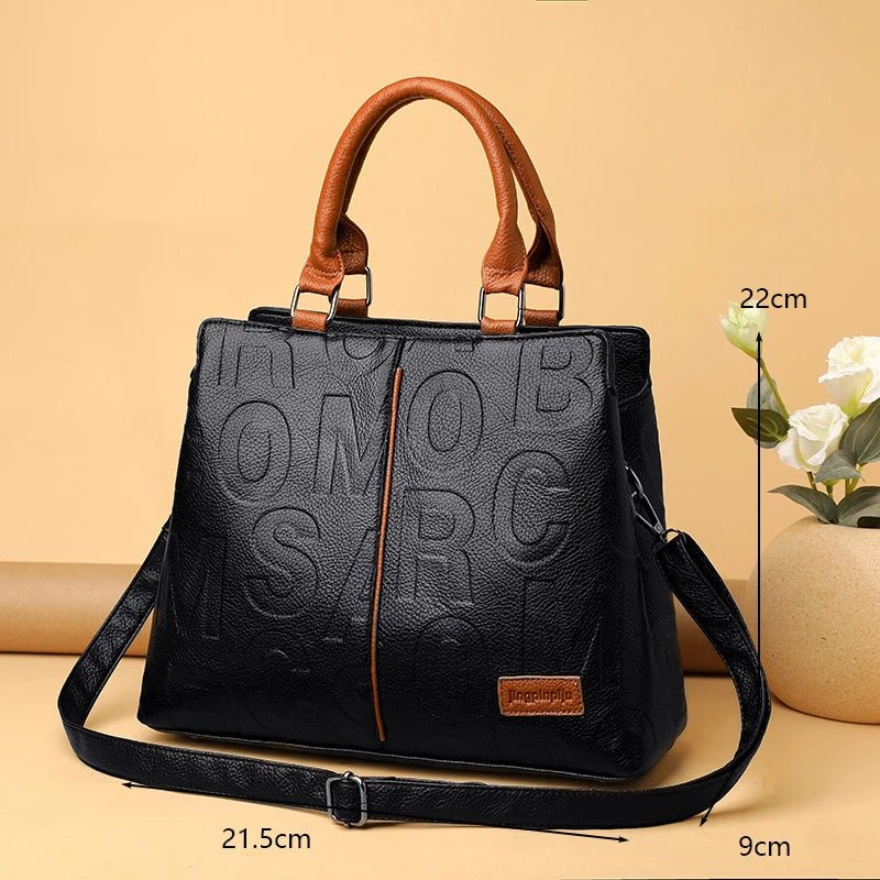 Women's PU Leather Handbags, Large Tote, Shoulder Bags, New Fashion Crossbody Bags - Etawia Products