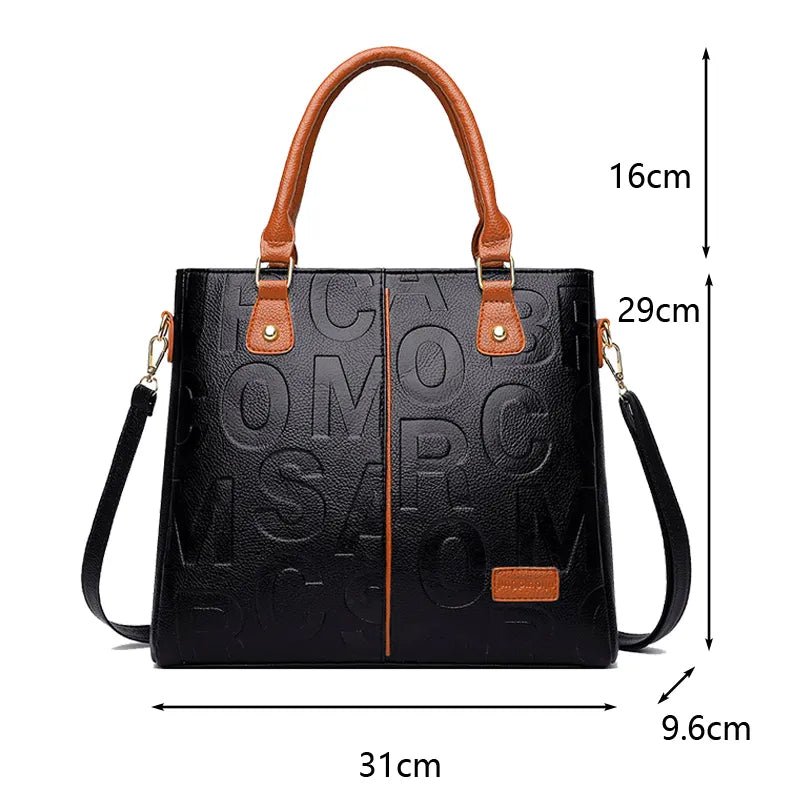 Women's PU Leather Handbags, Large Tote, Shoulder Bags, New Fashion Crossbody Bags - Etawia Products