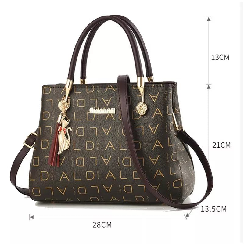 Women's PU Leather Handbags, Large Tote, Shoulder Bags, New Fashion Crossbody Bags - Etawia Products