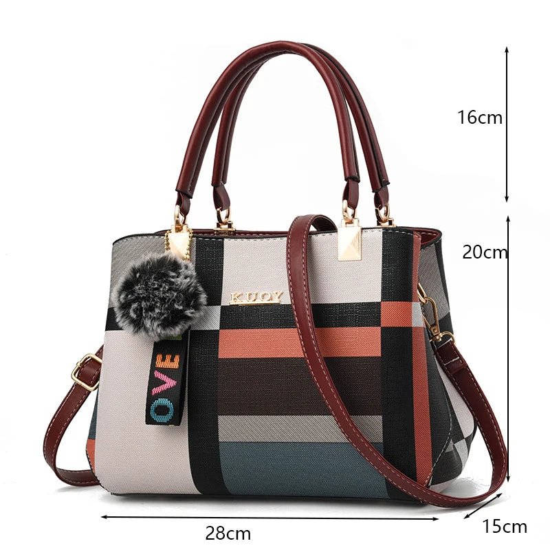 Women's PU Leather Handbags, Large Tote, Shoulder Bags, New Fashion Crossbody Bags - Etawia Products